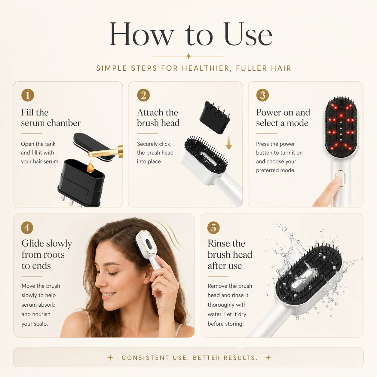 How to use the LumaScalp 3-in-1 scalp brush